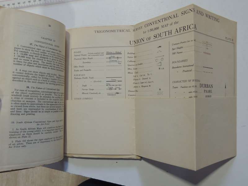 Union Of South Africa - Notes On Map ReadingGeneral Staff, U.D.F., Defence Headquarters Pretoria