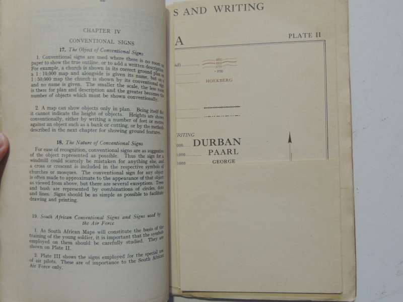 Union Of South Africa - Notes On Map ReadingGeneral Staff, U.D.F., Defence Headquarters Pretoria