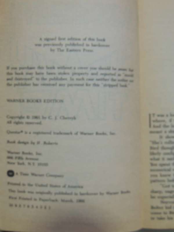 Heavy Time  - C.J. Cherryh