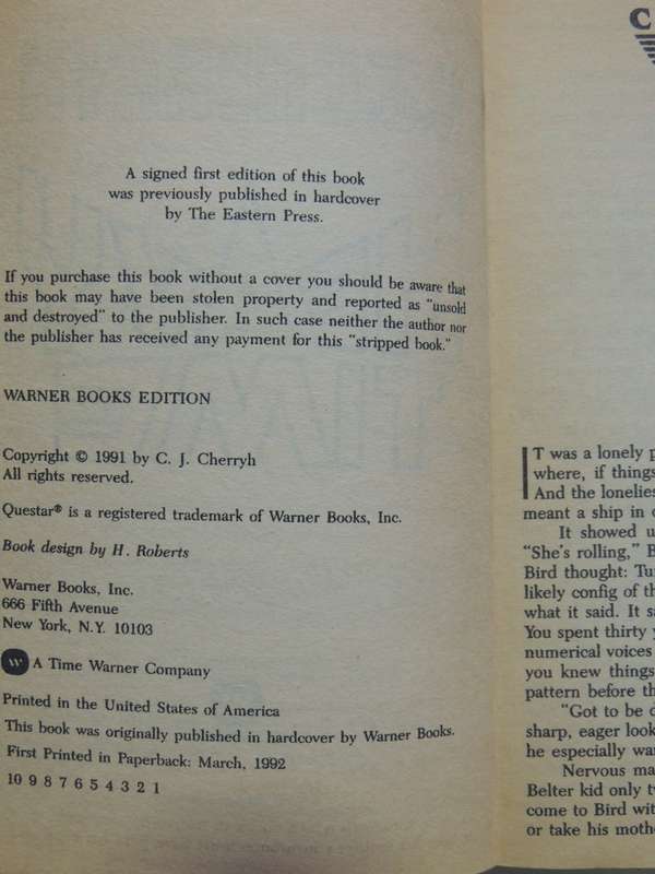 Heavy Time  - C.J. Cherryh