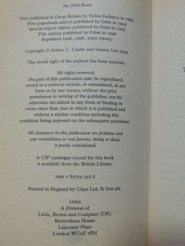 Rama Revealed- Arthur C. Clarke & Gentry Lee