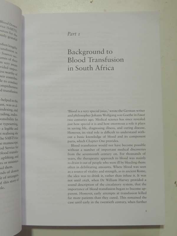 From Myths To Modernity - The Story Of Blood Transfusion In South Africa - Anthea Jeffery