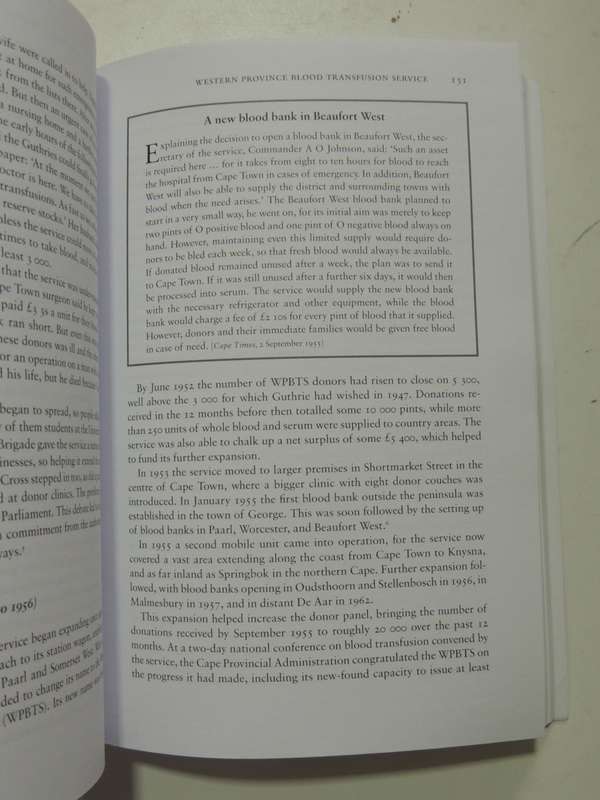 From Myths To Modernity - The Story Of Blood Transfusion In South Africa - Anthea Jeffery