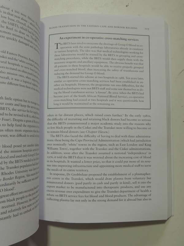 From Myths To Modernity - The Story Of Blood Transfusion In South Africa - Anthea Jeffery