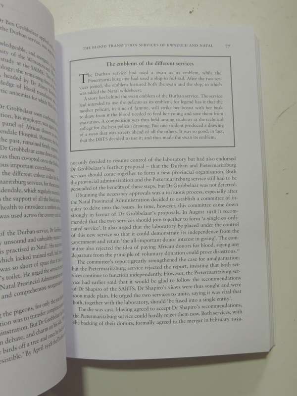 From Myths To Modernity - The Story Of Blood Transfusion In South Africa - Anthea Jeffery