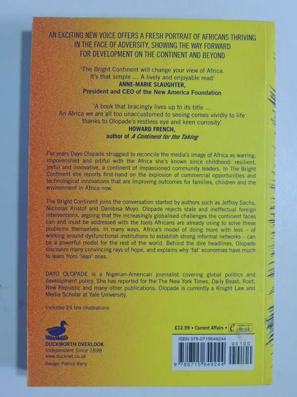 The Bright Continent - Breaking Rules & Making Change In Modern Africa - Dayo Olopade