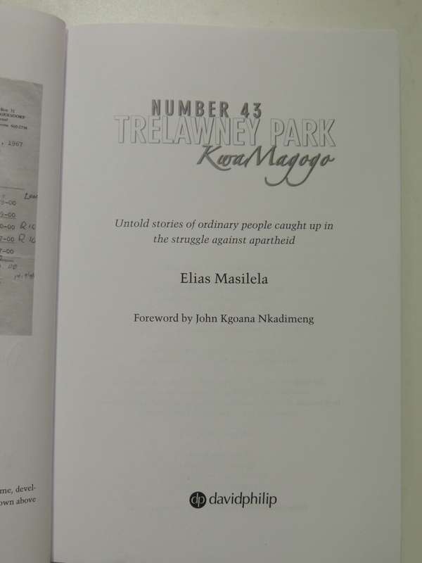 Number 43 Trelawney Park Kwa Magogo - Inscribed - Elias Masilela