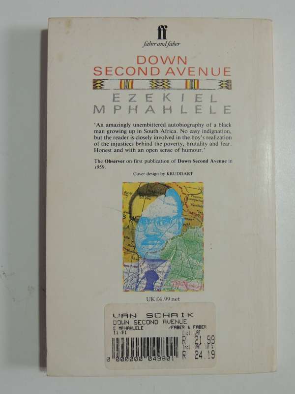 Down Second Avenue- Ezekiel Mphahlele