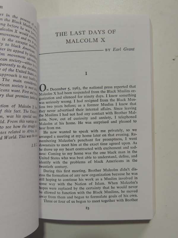 Malcolm X - The Man And His Times - Ed. John Henrik Clarke