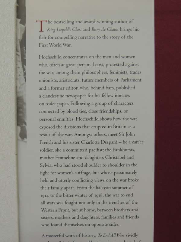 To End All Wars - How The First World War Divided Britain - Adam Hochschild
