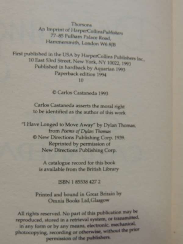 The Art Of Dreaming - Carlos Castaneda