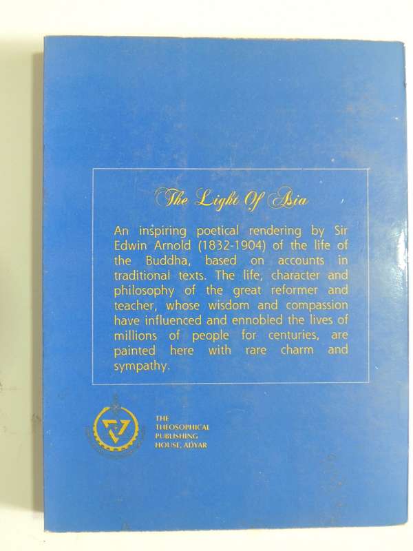 The Light Of Asia Or The Great Renunciation- Sir Edwin Arnold