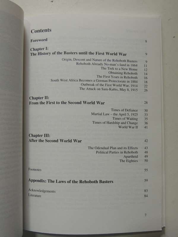 A Concise History of the Rehoboth Basters Until 1990 - Rudolf G. Britz,Hartmut Lang,Cornelia Limpri
