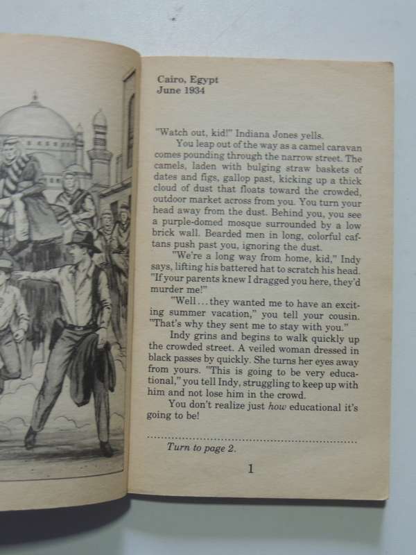 Indiana Jones And The Cult Of The Mummy`s Crypt - Find Your Fate Adventure 7 - R.L. Stine