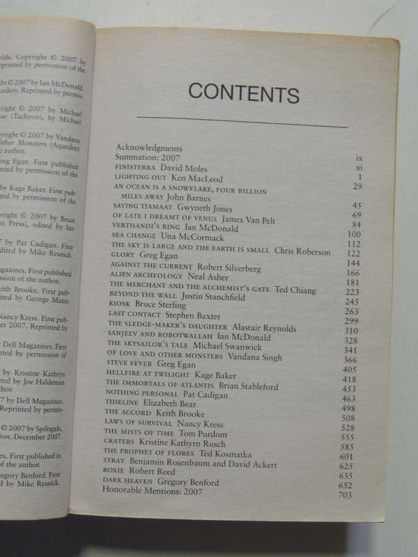 The Mammoth Book Of Best New SF 21ed. Gardner Dozois