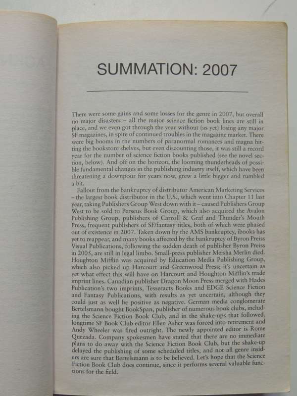 The Mammoth Book Of Best New SF 21ed. Gardner Dozois