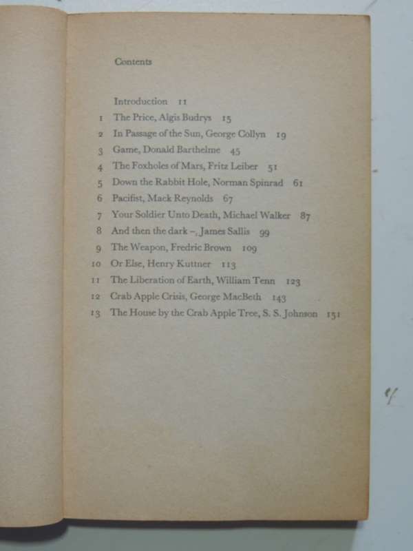 The War Book - ed. James Sallis