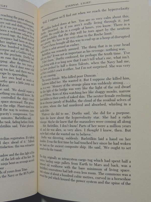 Eternal Light - Paul J. McAuley     1991 FIRST EDITION