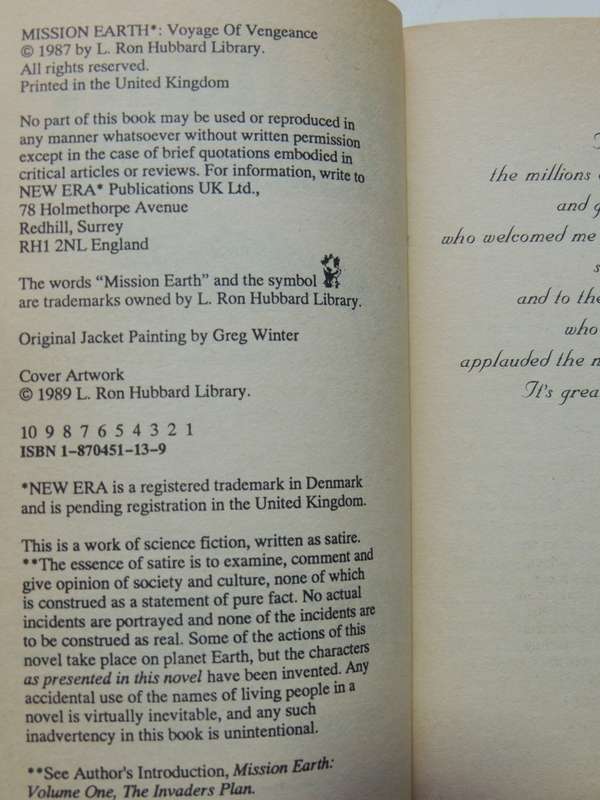 Mission Earth - Voyage of Vengeance - Vol 7 - L Ron Hubbard