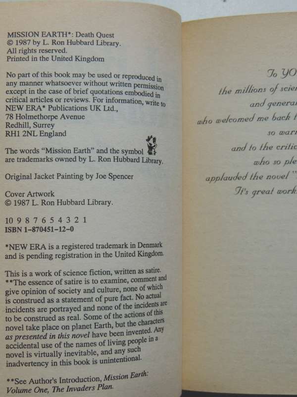 Mission Earth - Death Quest - Vol 6 - L Ron Hubbard