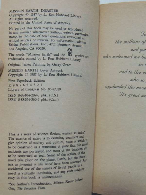 Mission Earth - Disaster - Vol 8 - L Ron Hubbard