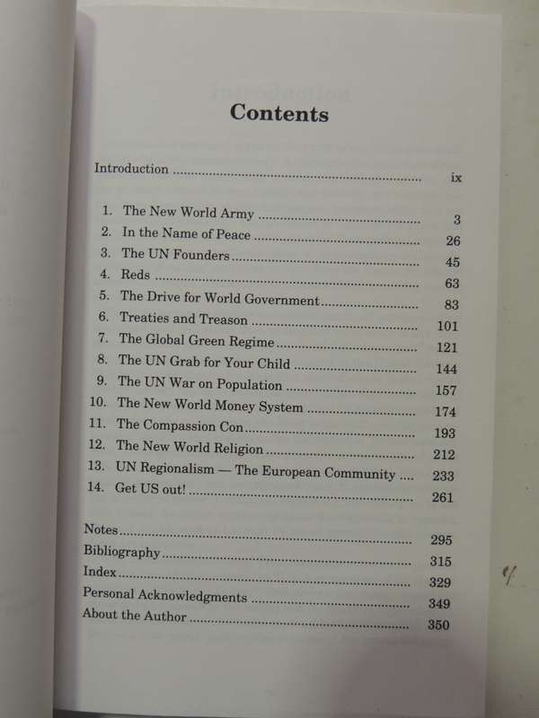 Global TyrannyStep By Step, The United Nations And The Emerging New World Order - William F. Jasper