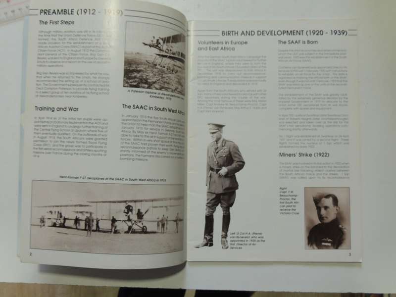 History Of The South African Air Force (1920 - 1990)    Directorate Public Relations, SADF