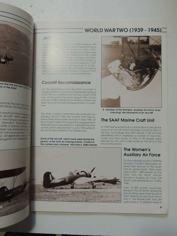 History Of The South African Air Force (1920 - 1990)    Directorate Public Relations, SADF