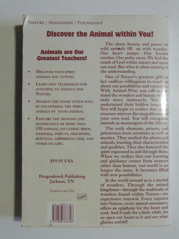 Animal - Wise - The Spirit Language And Signs Of Nature - Ted Andrews
