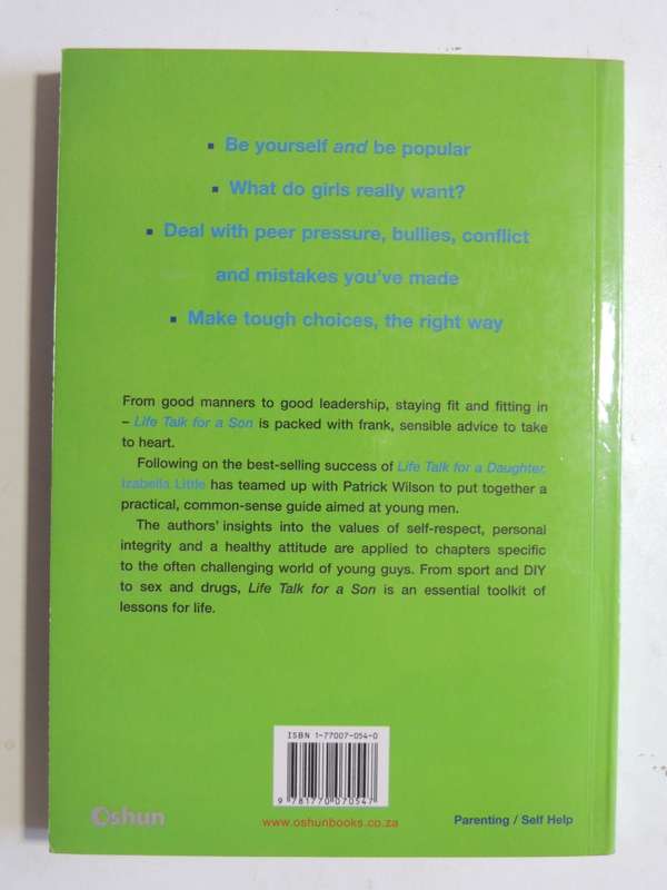 Life Talk For A Son,60 Issues & How To Deal With Them, From Girls To Job Interviews - Izabella Littl