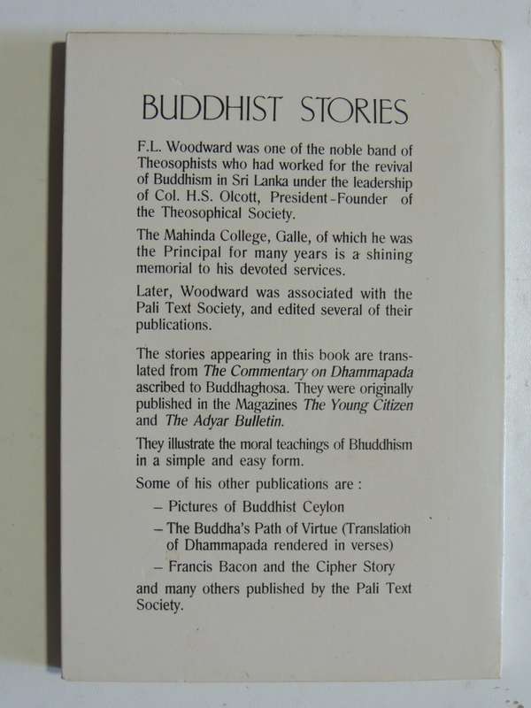 Buddhist Stories- trans. F.L. Woodward