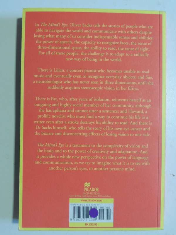The Mind`s Eye - Oliver Sacks