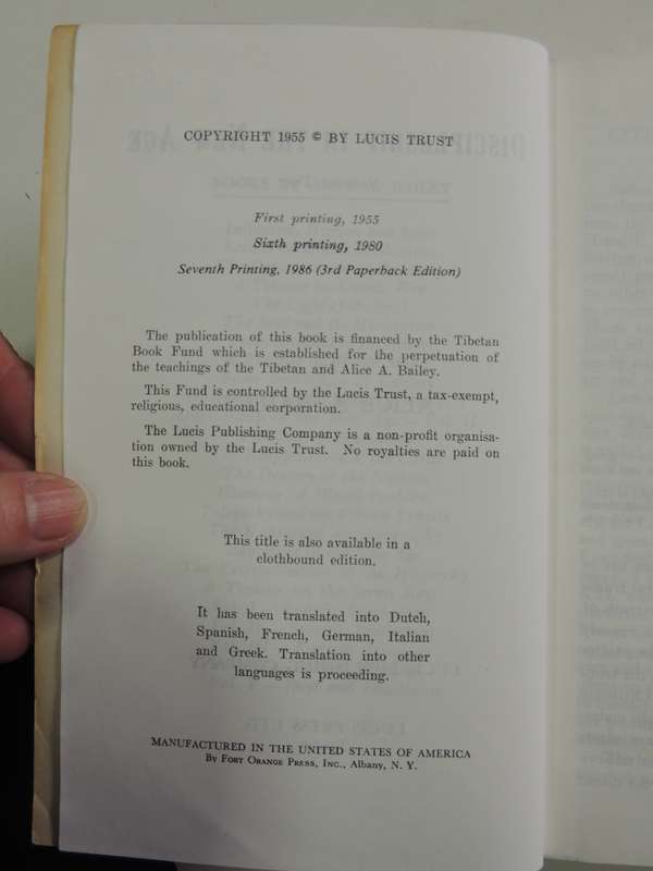 Discipleship In The New Age - Vols 1 & 2 - Alice A. Bailey