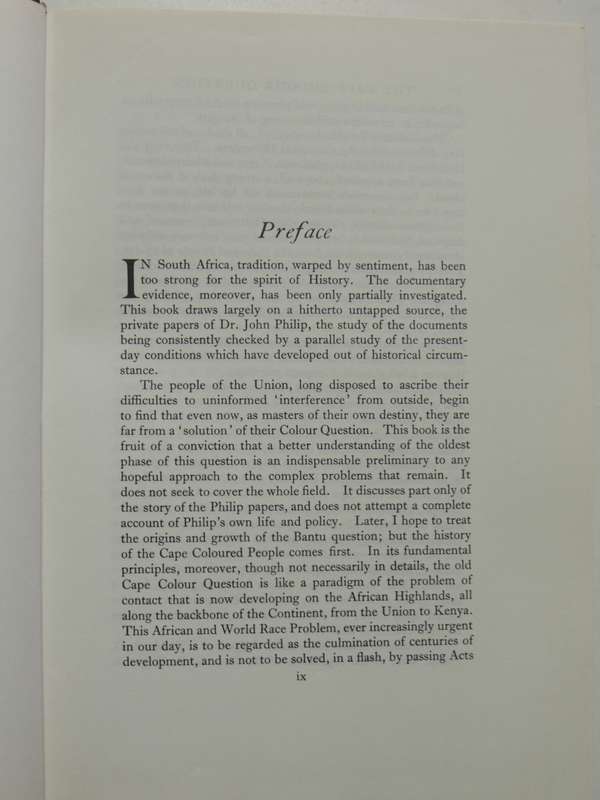 The Cape Colour Question - A Historical Survey - W.M. Macmillan