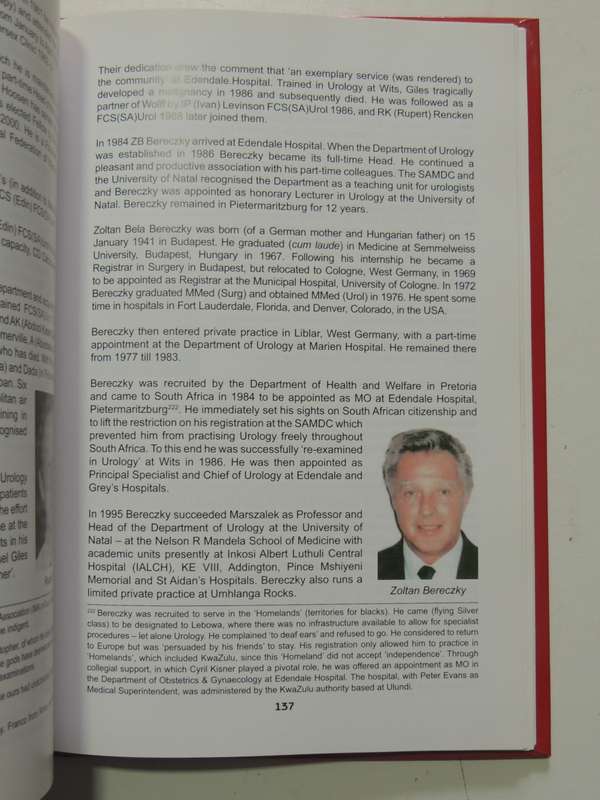 The History Of Urology In South Africa- I.M. Viljoen