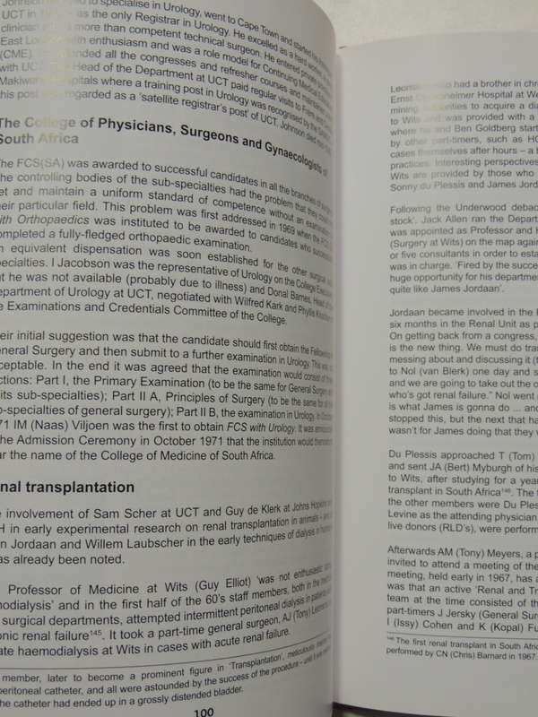 The History Of Urology In South Africa- I.M. Viljoen