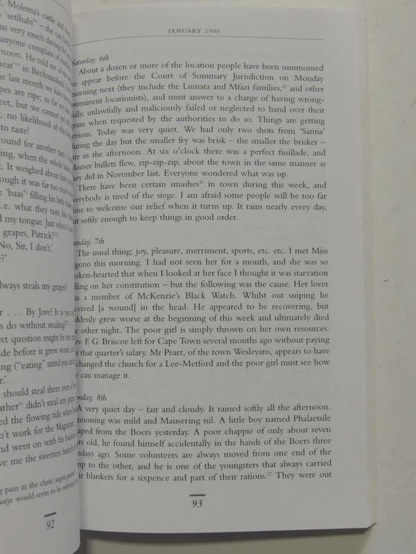 The Mafeking Diary Of Sol T. Plaatje   - Sol T. Plaatje
