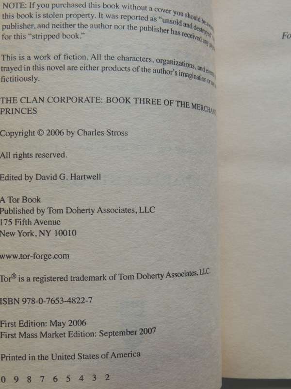The Clan Corporate - Charles Stross