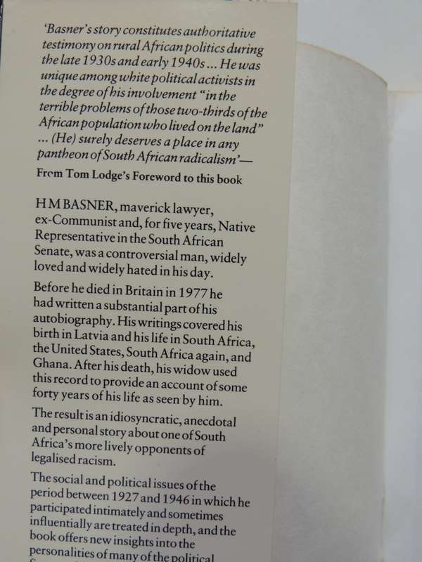 Am I An African?  The Political Memoirs of HM Basner - Miriam Basner