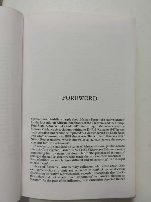 Am I An African?  The Political Memoirs of HM Basner - Miriam Basner