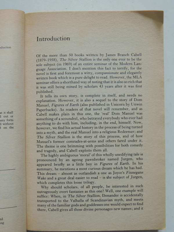 The Silver Stallion - James Branch Cabell