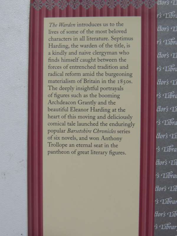 The Warden - Anthony Trollope
