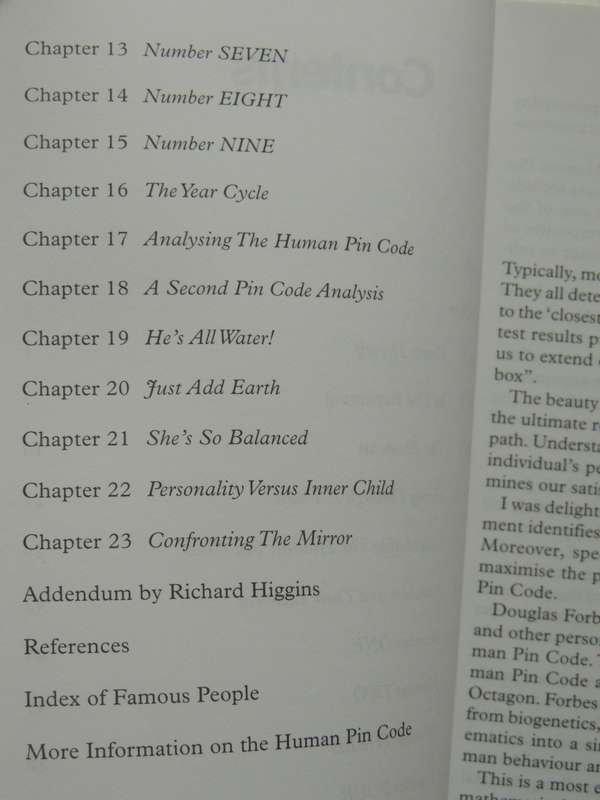 Human Pin Code, The Sacred Maths In Your Birth Date - (Inscribed D Forbes) Douglas Forbes, R Higgins