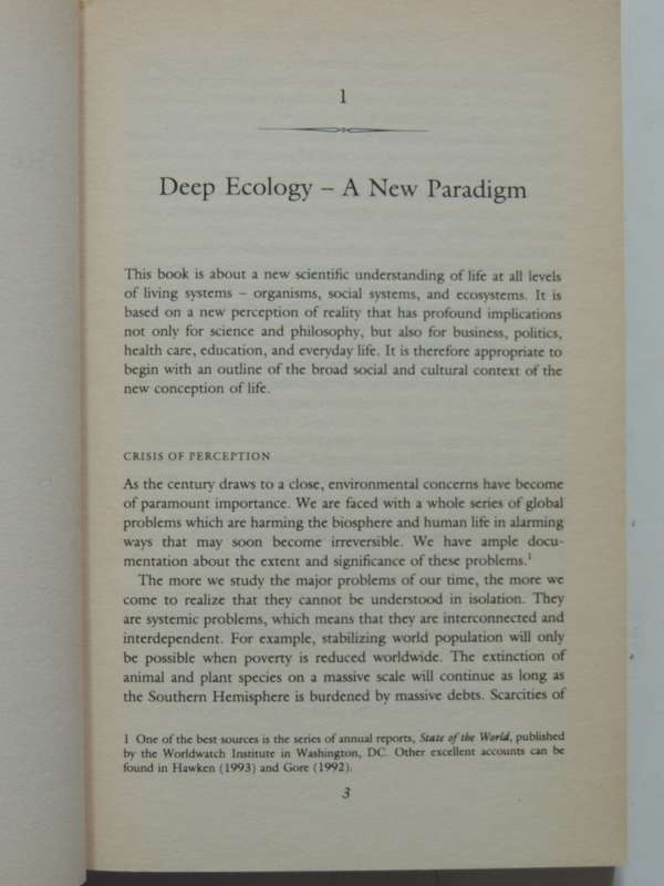 The Web of Life, A New Synthesis of Mind & Matter - Fritjof Capra