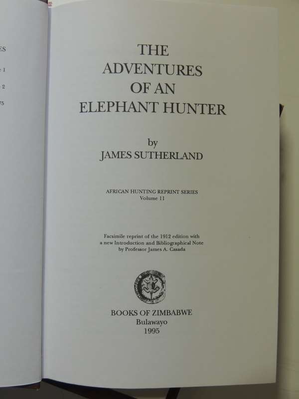 African Hunting Reprint Series - Complete In 12 Volumes