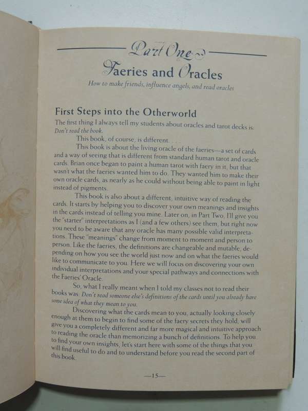 The Faerie`s Oracle:Working with Fairies to Find Insight, Wisdom & Joy - Brian Froud, Cards & Book