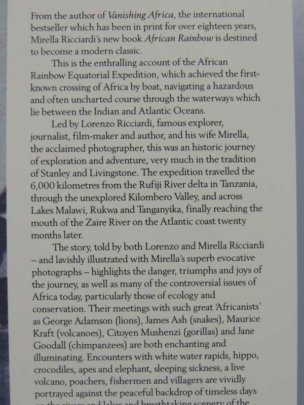 African Rainbow - Across Africa By Boat - Lorenzo & Mirella Ricciardi