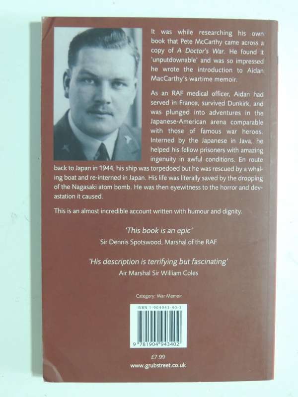 A Doctor`s War - Aidan MacCarthy