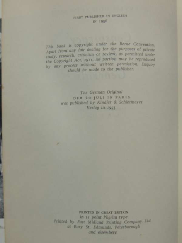 Conspiracy Among Generals - Wilhelm  Von Schramm