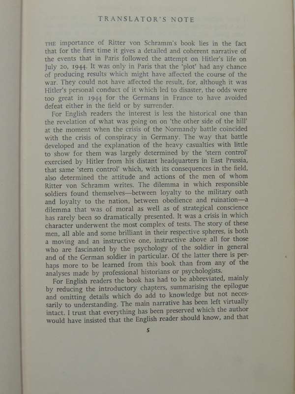 Conspiracy Among Generals - Wilhelm  Von Schramm